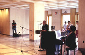 Mary McClain singing at the Folk Heritage Awards - Tallahassee, Florida.