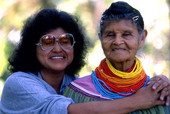 Seminole women Nancy Billie and Lottie Shore - Brighton Reservation, Florida