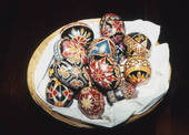 Ukrainian Easter eggs made by Jomarie Monsorno - Jacksonville, Florida