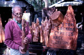 Tom Gaskins at his Cypress Knee Museum - Palmdale, Florida