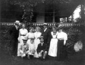 Governor Bloxham with his family