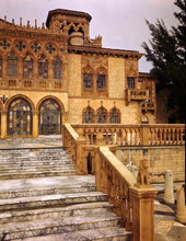 View of the Ringling Mansion "Ca'd'Zan" in Sarasota, Florida.