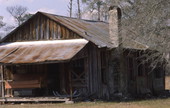 Close-up view of a Newberry farmhouse.