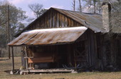 Close-up view of a Newberry farmhouse.