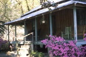 Close-up view of Edgar Langford Jr. farmhouse in Newberry.