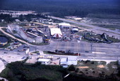 Aerial view of Petticoat Junction amusement park at Panama City Beach.