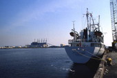 "H.F. Sahlman" docked at Port Tampa.