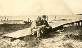 Henry Ford and Thomas Edison in Punta Rassa, Florida.