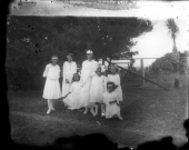 The Queen and her court - Saint Augustine, Florida.