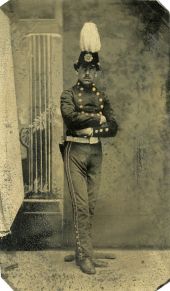 Portrait of a man in uniform.