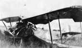 Airplane from Carlstrom Field wrecked by Cadet "Cracker" Lovejoy - Arcadia, Florida