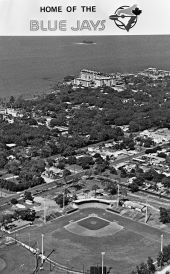 Aerial view showing Grant Field in the foreground - Dunedin, Florida