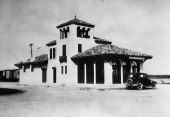 Atlantic Coast Line depot - Everglades City, Florida.