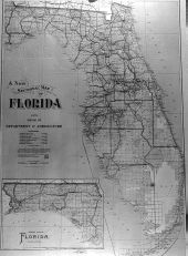 A new sectional map of Florida in 1903 issued by Department of Agriculture