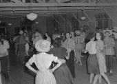 Dance at the NYA's Camp Roosevelt - Ocala, Florida.