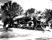Atlantic Coast Line engine number 1652 on display at the Florida State Fair
