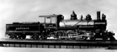B.F. Brinson engine number 444 with coal car