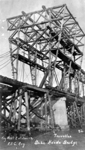 Bahia Honda Bridge construction - Florida Keys, Florida