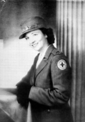 Martha N. McLeod in American Red Cross uniform.