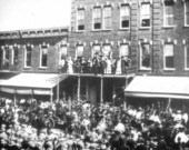 Man giving speech to the troops - Tampa, Florida