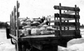 Illegal liquor seized near Boca Raton by Customs agents.