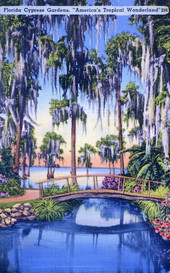 Florida Cypress Gardens - America's tropical wonderland.