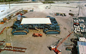 Aerial view of Crawler-Transporter #1.