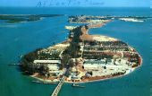 Aerial view of the Causeway Trailer Court at Fort Pierce.