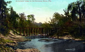 At lover's leap on the Suwannee River, Florida.