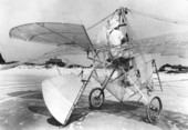 Ornithopter and creator George R. White at Saint Augustine.