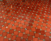 Lobby tiles in building 1 Bay Pines VA Hospital.