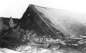 South Methodist Church demolished by hurricane of 1926.