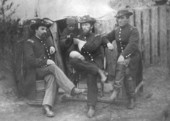 Officers of the 7th U.S. Colored troops in Jacksonville.