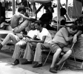 Cuban refugees waiting for freedom.