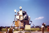 Lunar module in the "Rocket garden" at the Kennedy Space Center on Merritt Island near Titusville.