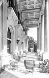 Whitehall east portico - Palm Beach, Florida.