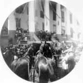 Arrival of President McKinley : Tallahassee, Florida.