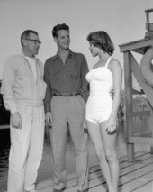 Part of the crew of "Creature from the Black Lagoon".