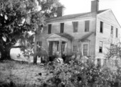 Rear of the old Gregory house before it was moved - Ocheesee Landing, Florida.