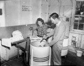 Laundry being done at Florida State University