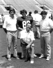 FSU head football coach Bobby Bowden and sons - Tallahassee, Florida.