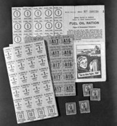 Fuel oil, gasoline and savings bond stamps