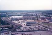 Aerial view of the Jacksonville Terminal and the downtown - Jacksonville, Florida