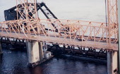 Acosta Bridge across the river - Jacksonville, Florida .