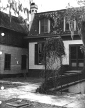 Close up of house - Fort Gates, Florida .