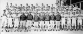 Group portrait of the FSU football team in Tallahassee, Florida.