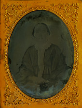 Ambrotype photo of Nancy Jane Pate Potter.