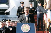 Jeb Bush giving his inaugural address.