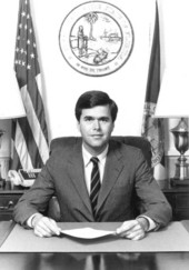 Jeb Bush as Florida Secretary of Commerce.