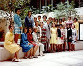 Portrait of Florida legislative senators' wives with Dempsey Barron.
